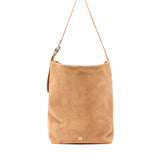 Borsa a tracolla grande Bucket Big in suede 106834 A0F6L08A PINKO 