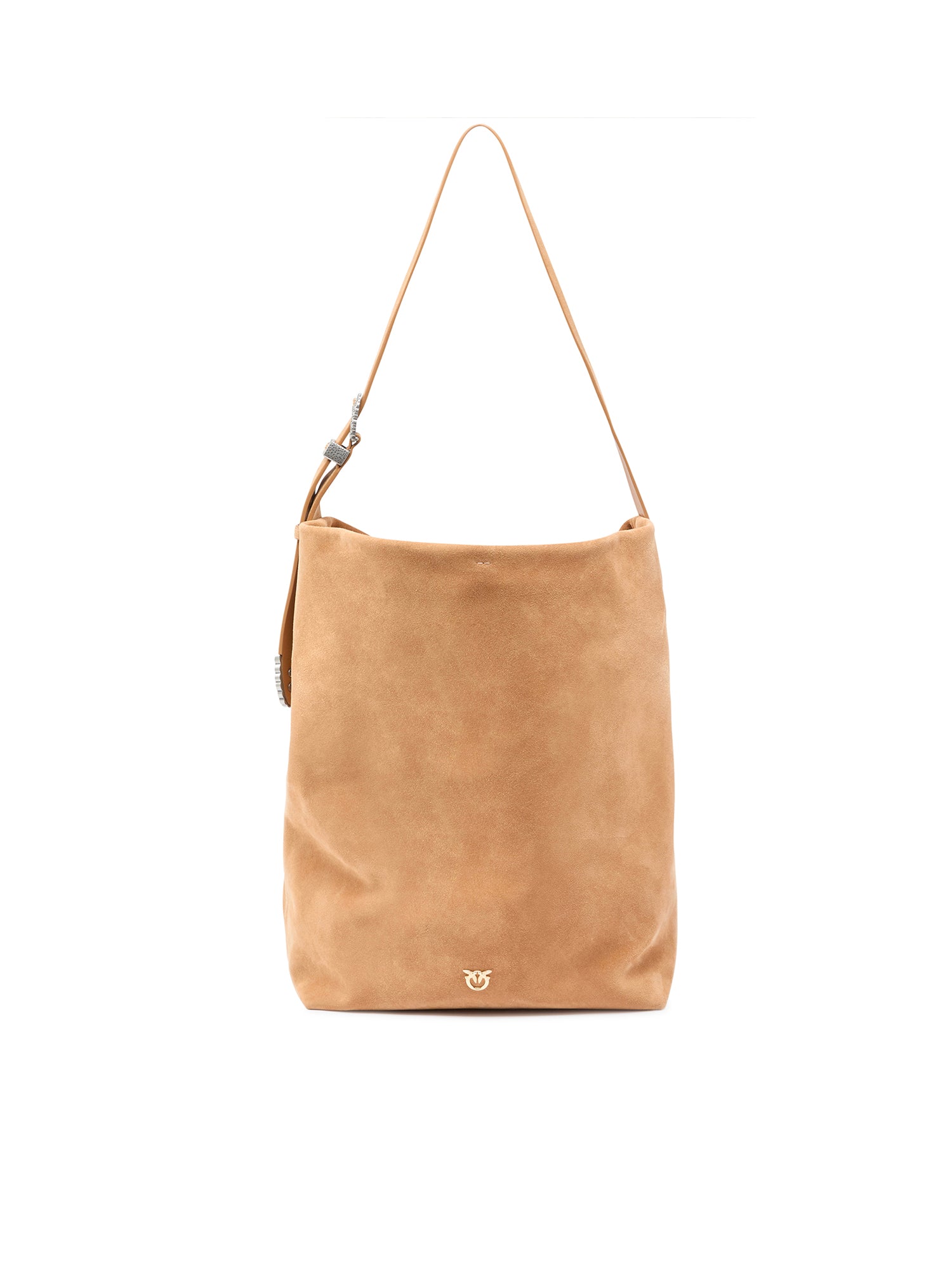 Borsa a tracolla grande Bucket Big in suede 106834 A0F6L08A PINKO 