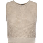 Crop top con bande sul retro 106837 A3B4C44 PINKO 