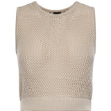 Crop top con bande sul retro 106837 A3B4C44 PINKO 