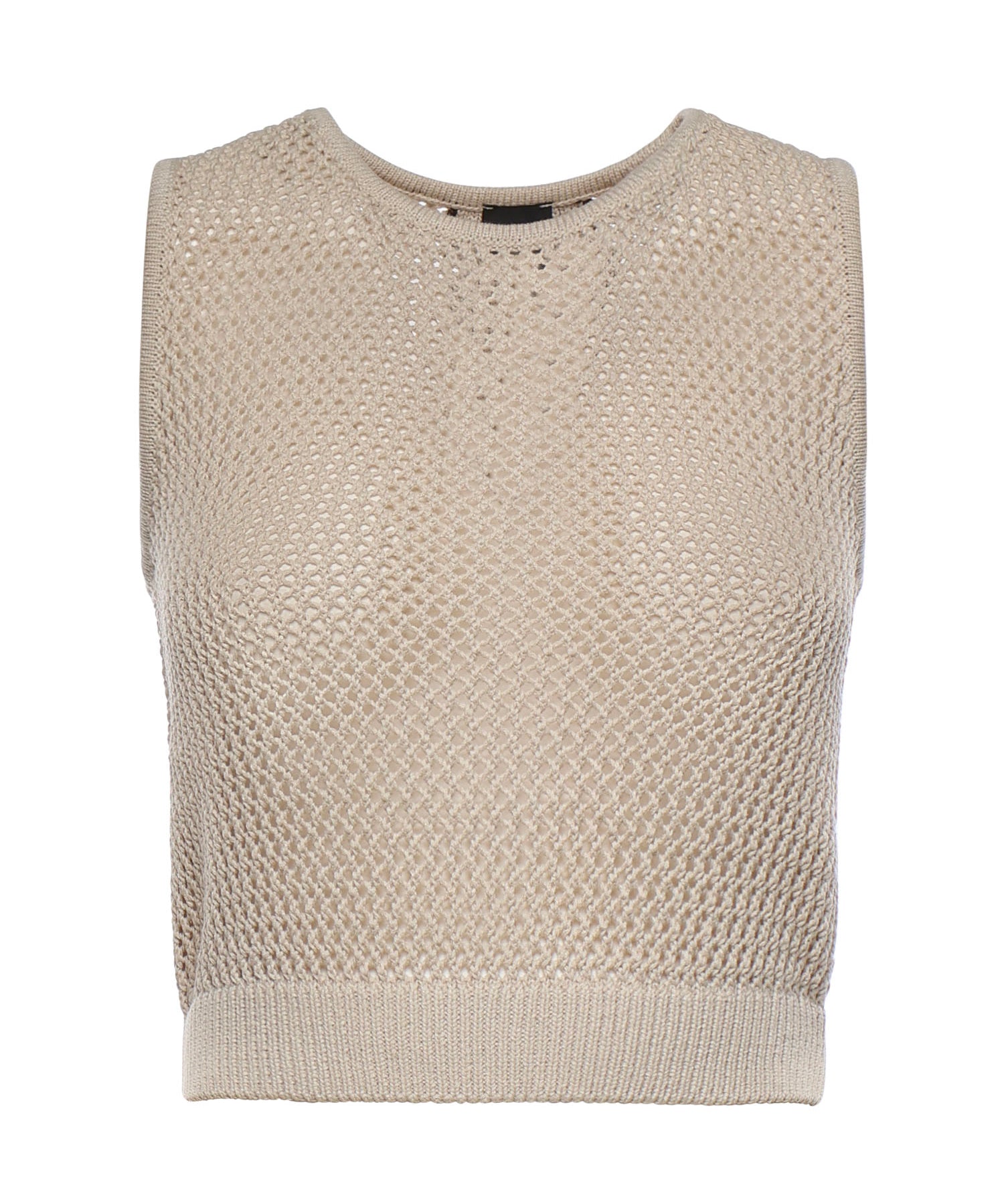 Crop top con bande sul retro 106837 A3B4C44 PINKO 