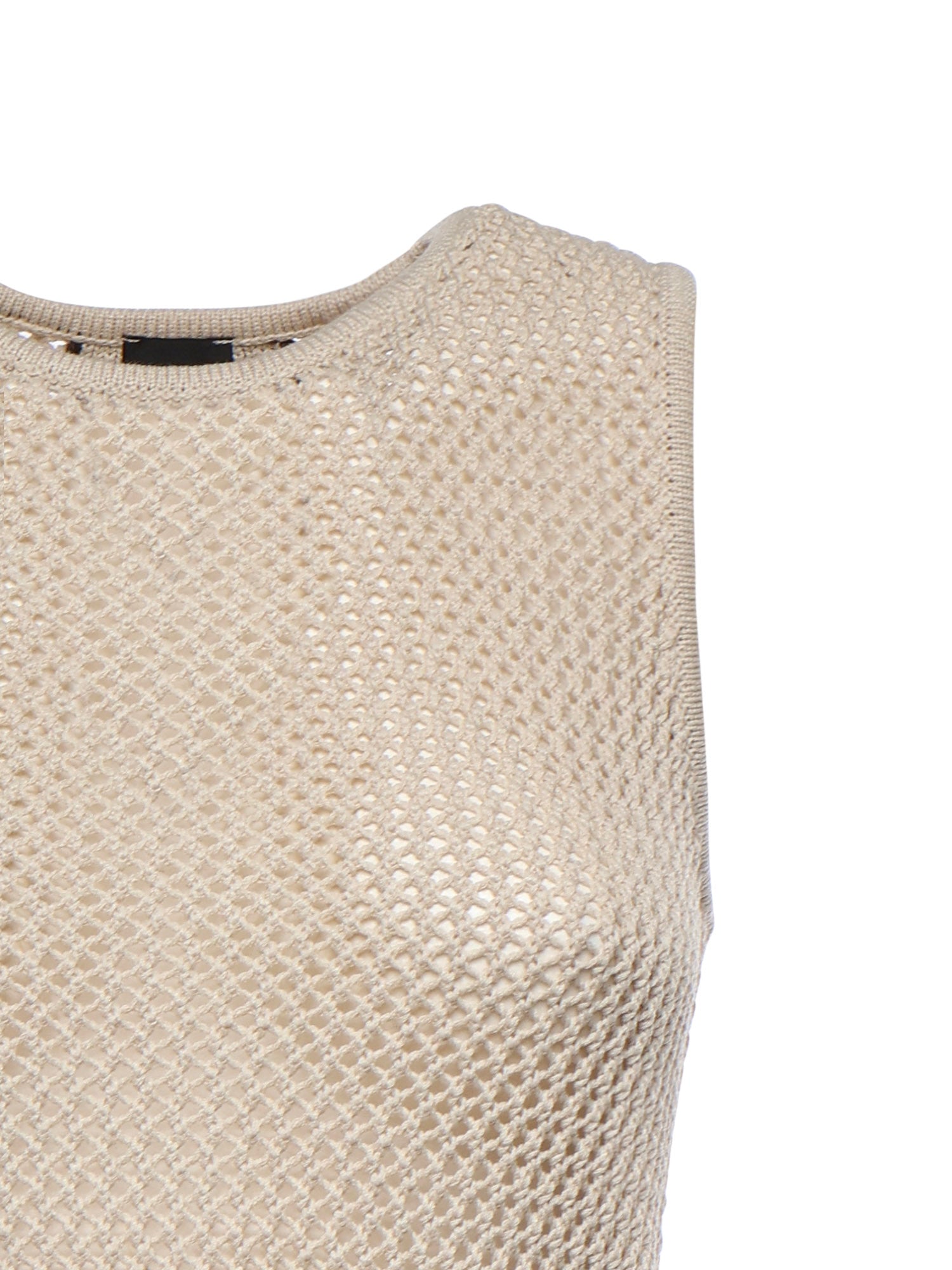 Crop top con bande sul retro 106837 A3B4C44 PINKO 