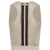 Crop top con bande sul retro 106837 A3B4C44 PINKO 