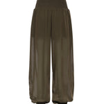 Pantaloni in voile crêpe di misto cotone 106845 A3O2X52 PINKO 