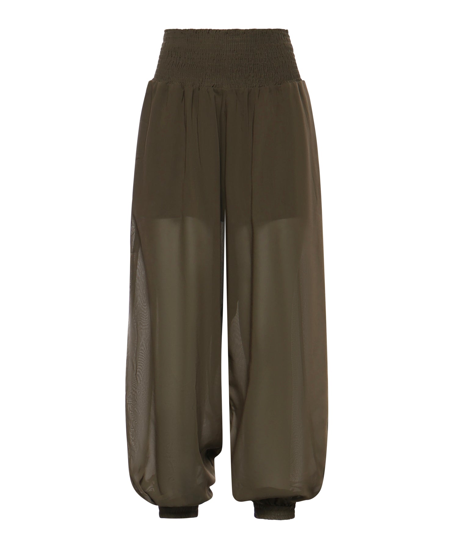 Pantaloni in voile crêpe di misto cotone 106845 A3O2X52 PINKO 