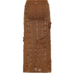 Gonna midi in crochet con fiori 106861 A3B8L25 PINKO 