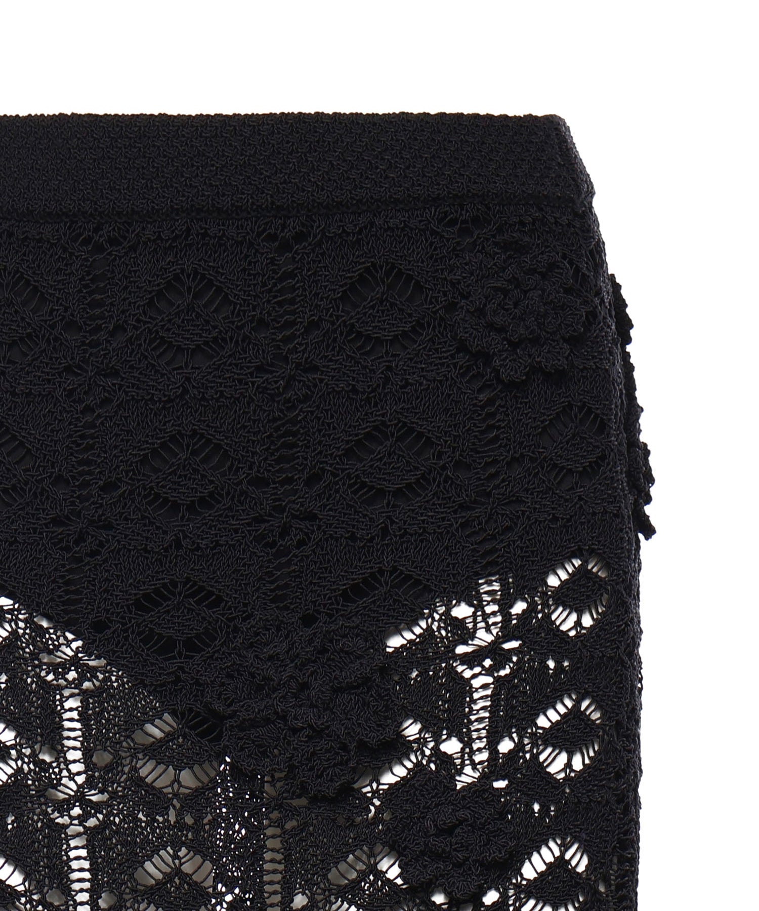 Gonna midi in crochet con fiori 106861 A3B8Z99 PINKO 