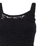 Abito midi crochet con fiori applicati 106862 A3B8Z99 PINKO 