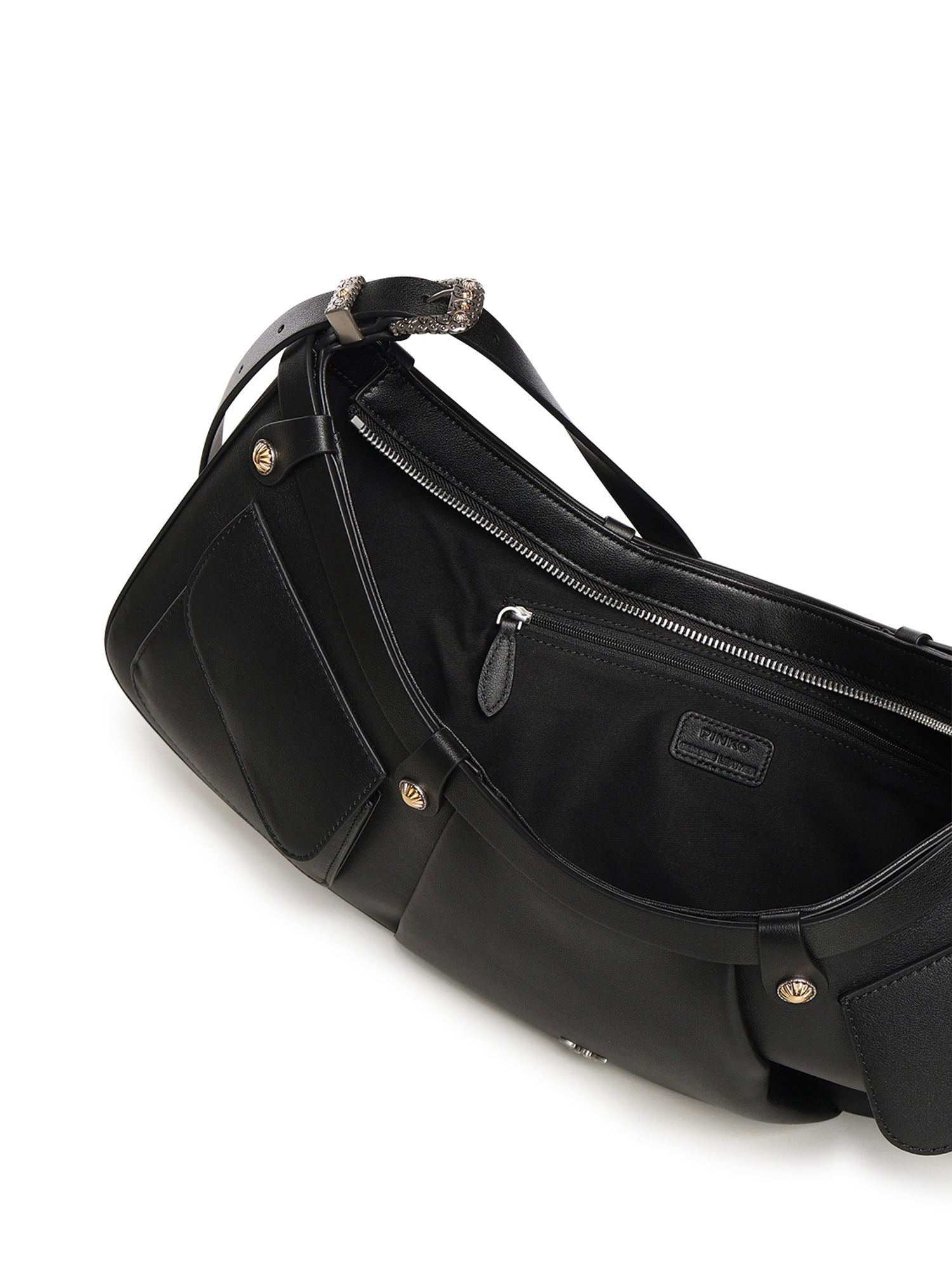Borsa a spalla Pocket Body Bag in pelle con tasche 106865 A270Z99O PINKO 