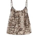 Top con stampa snake 106868 A3APCZ9 PINKO 