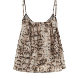 Top con stampa snake 106868 A3APCZ9 PINKO 