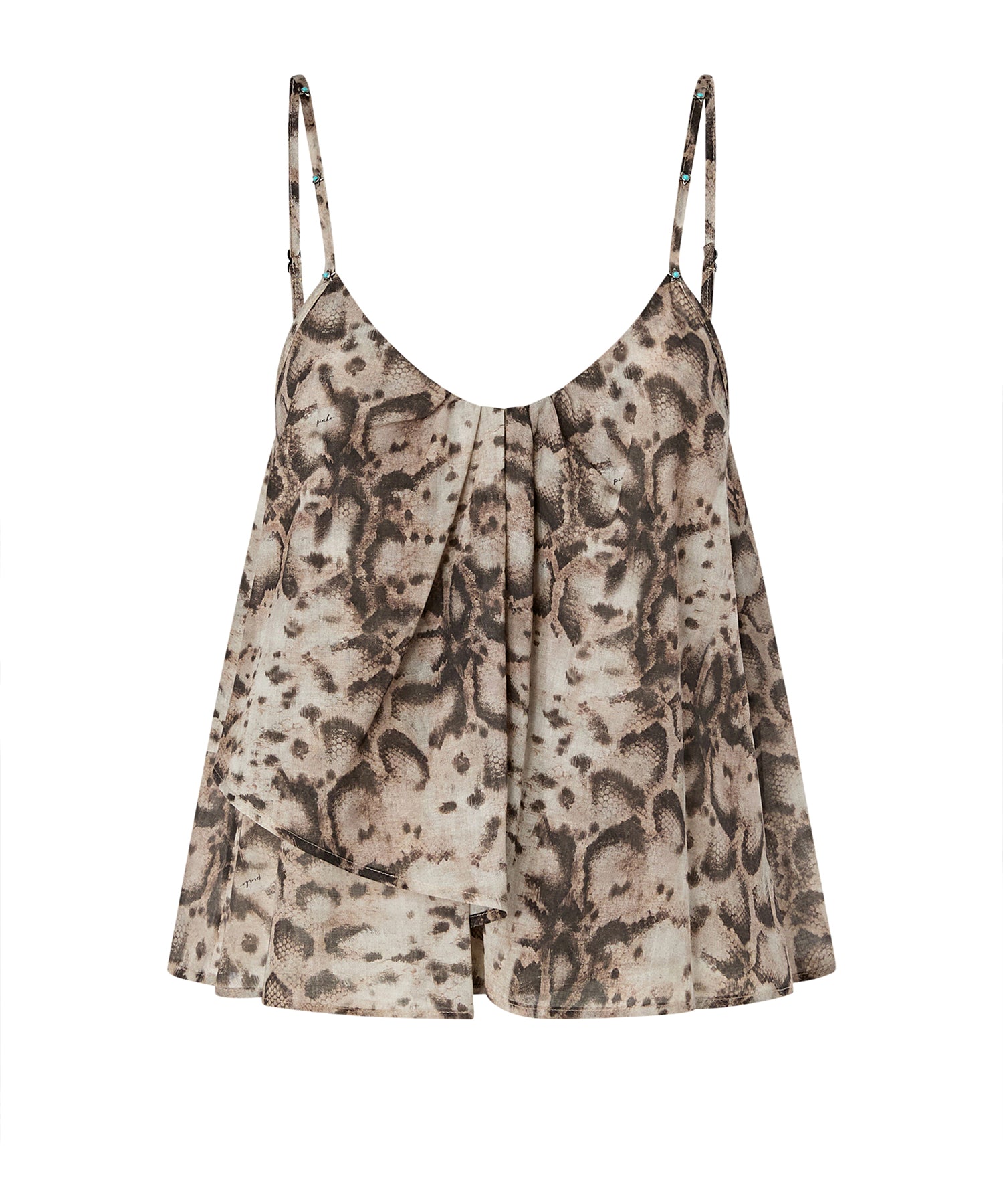 Top con stampa snake 106868 A3APCZ9 PINKO 