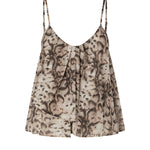 Top con stampa snake 106868 A3APCZ9 PINKO 