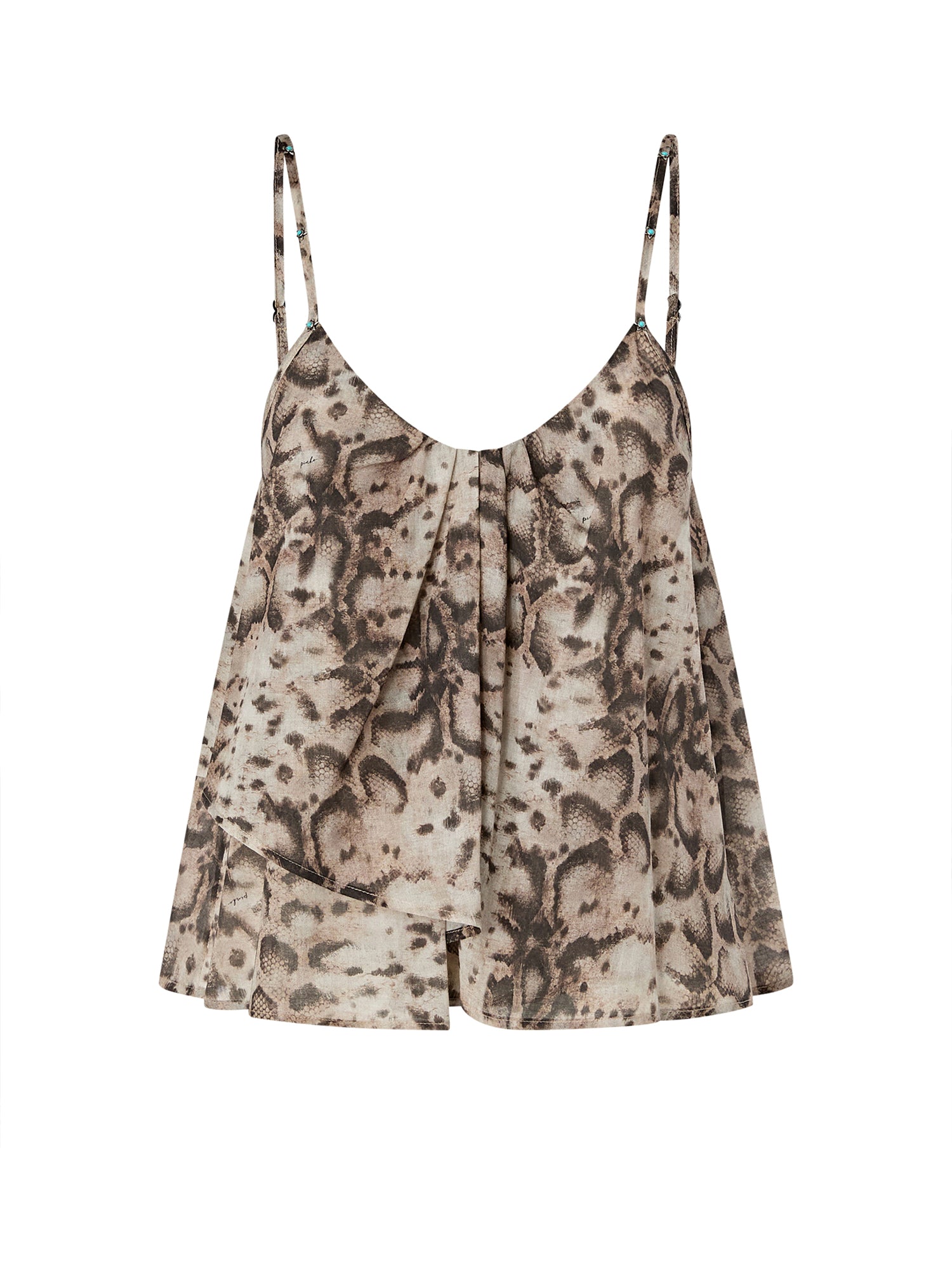 Top con stampa snake 106868 A3APCZ9 PINKO 