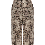 Bermuda con stampa snake 106870 A3BLCZ9 PINKO 