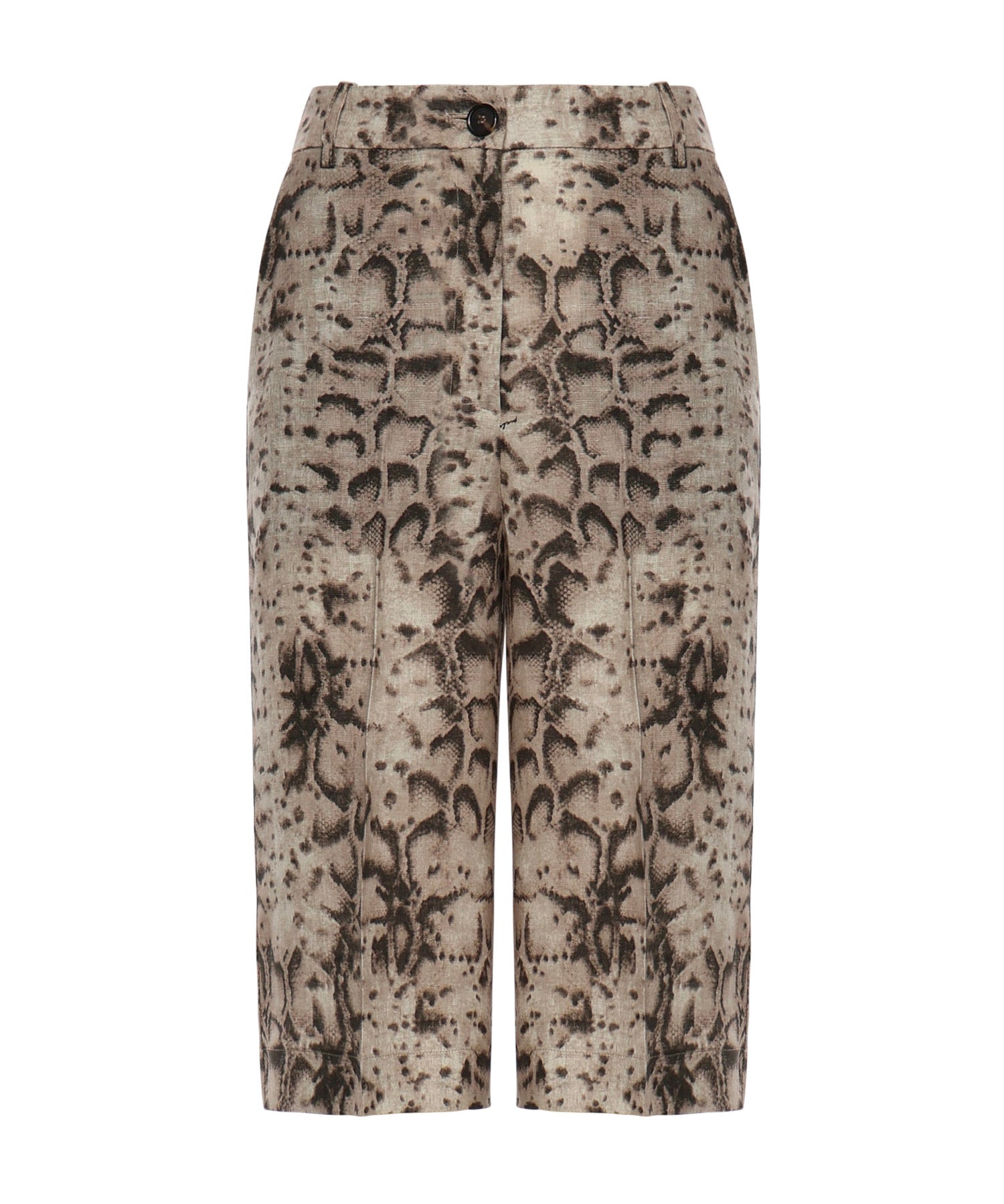 Bermuda con stampa snake 106870 A3BLCZ9 PINKO 