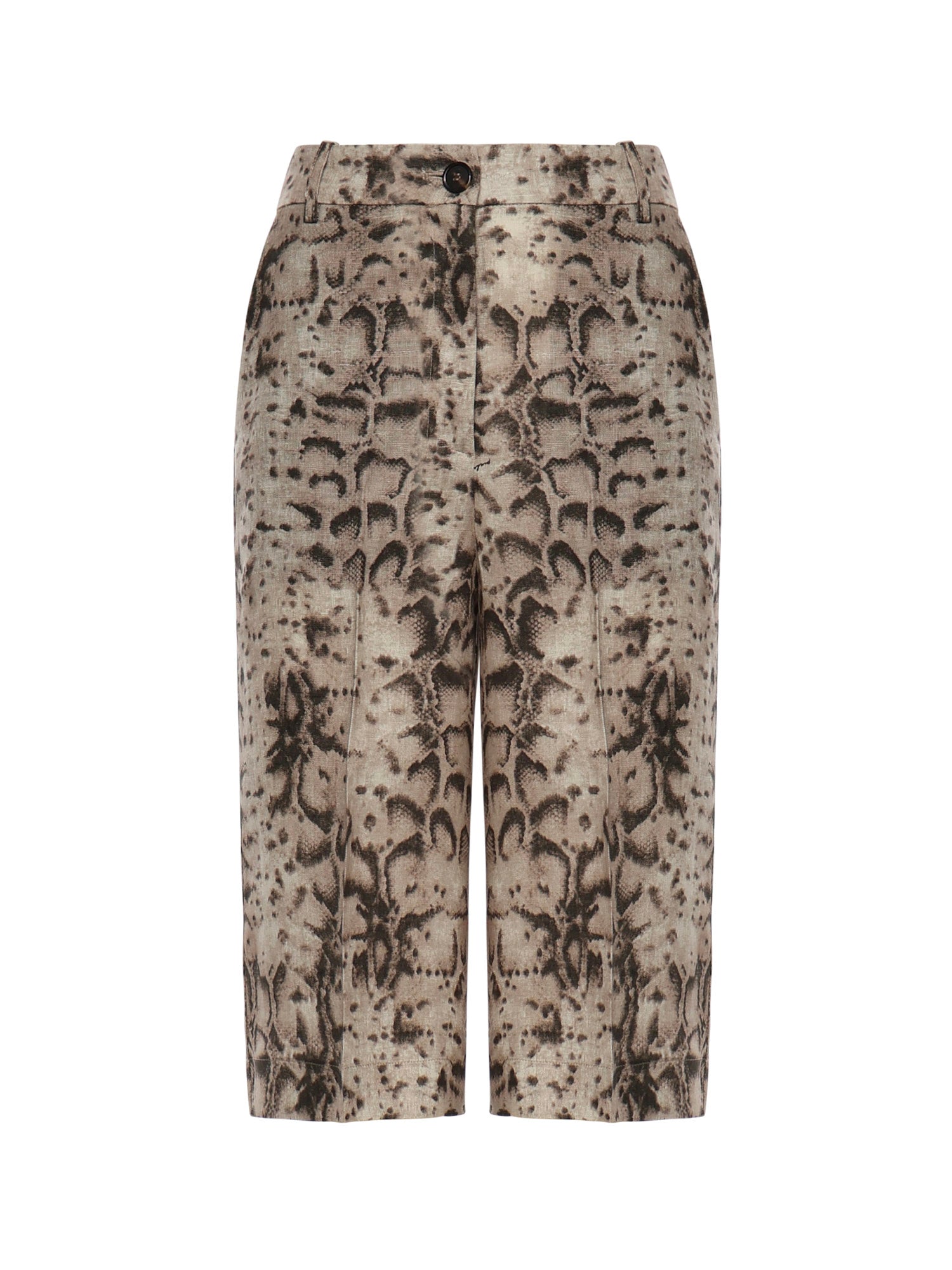 Bermuda con stampa snake 106870 A3BLCZ9 PINKO 