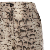 Bermuda con stampa snake 106870 A3BLCZ9 PINKO 