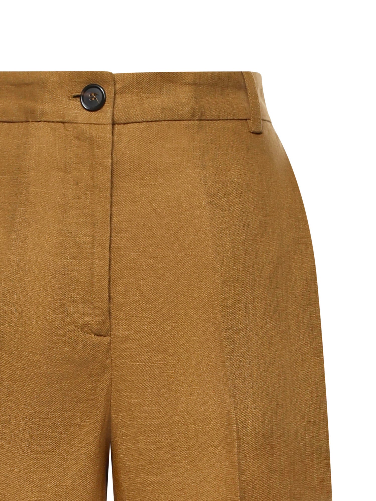 Bermuda in lino con piega stirata 106870 A3E3L25 PINKO 