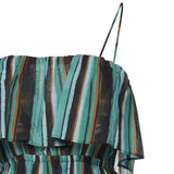 Abito lungo con stampa a righe pennellate 106878 A3CHSD3 PINKO 
