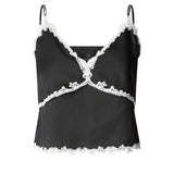 Top con inserti in pizzo 106893 A3AVZCB PINKO 