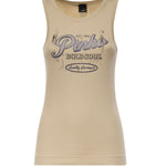 Tank top con lettering vintage 106900 A3BYC19 PINKO 