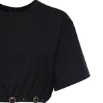 T-shirt cropped in jersey 106907 A3ARZ99 PINKO 