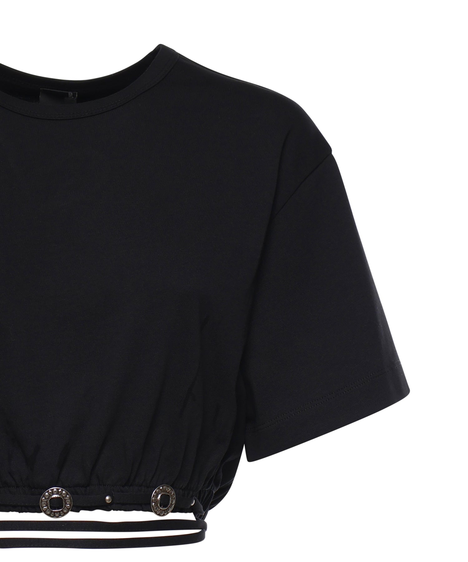 T-shirt cropped in jersey 106907 A3ARZ99 PINKO 