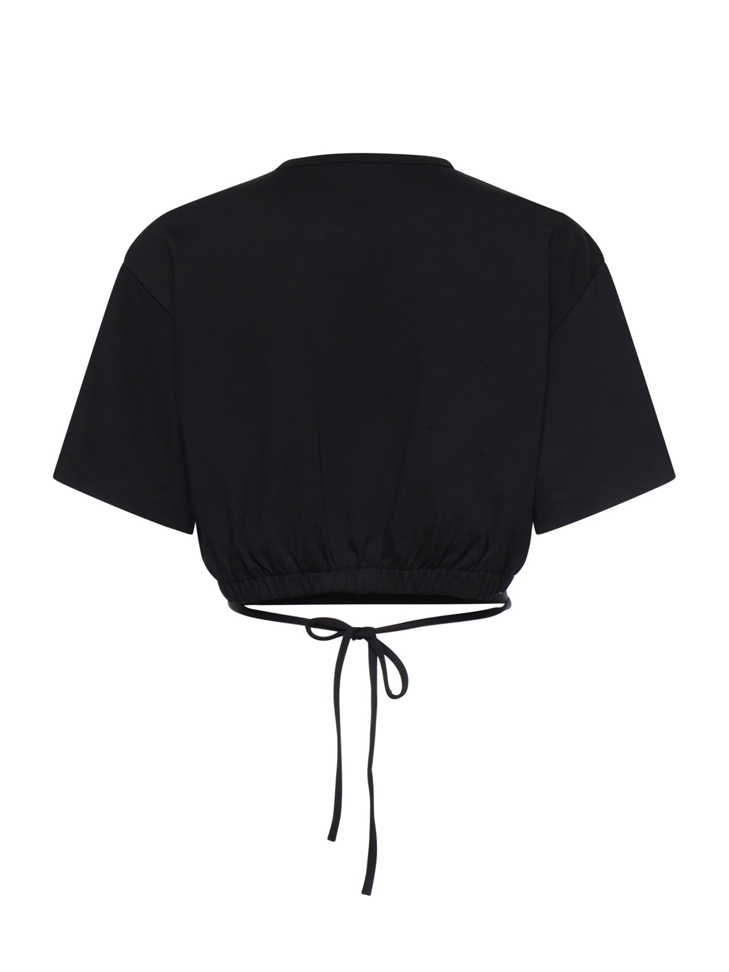 T-shirt cropped in jersey 106907 A3ARZ99 PINKO 