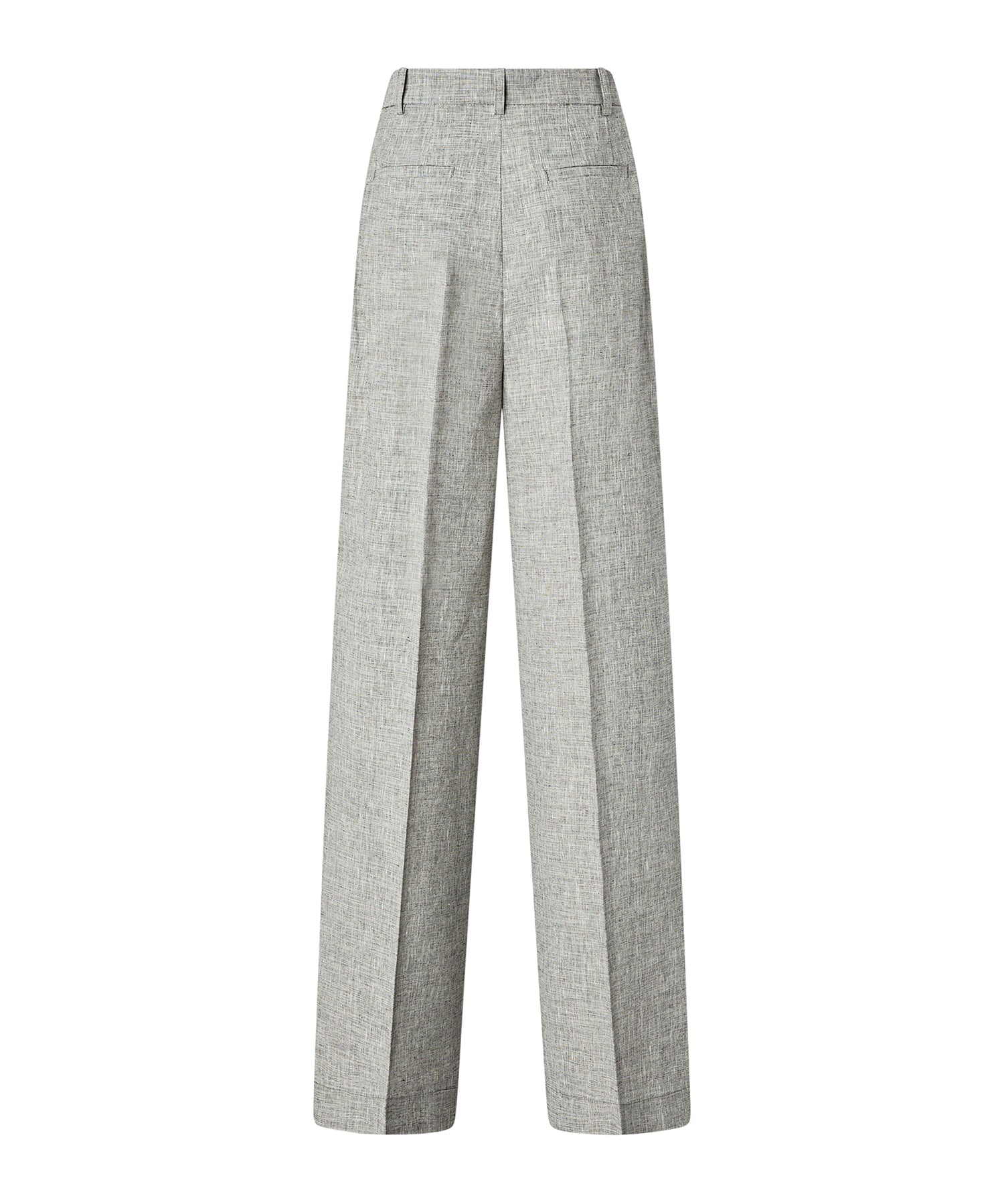 Pantaloni fiammati con piega stirata 106918 A3ASZZ2 PINKO 