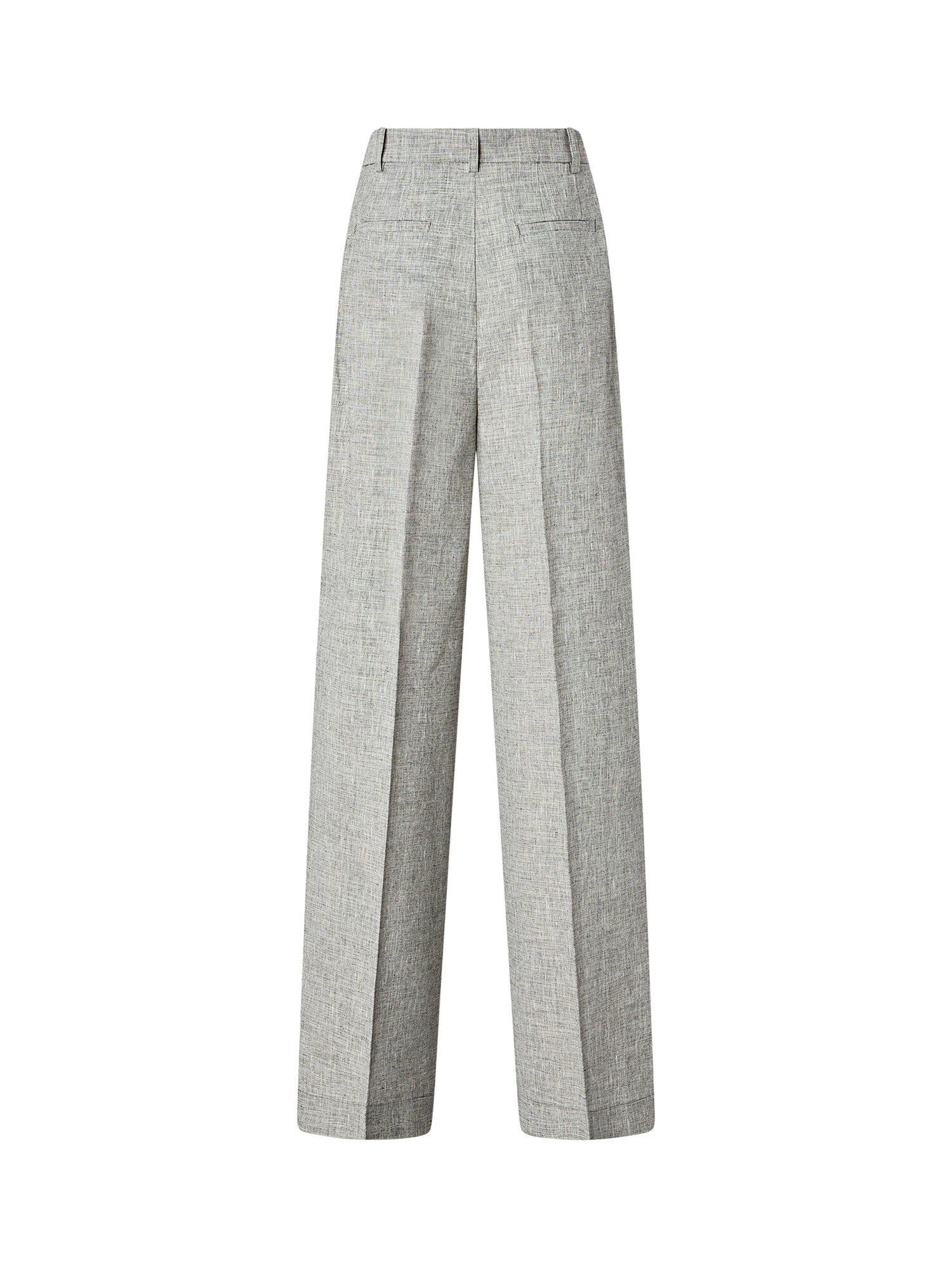 Pantaloni fiammati con piega stirata 106918 A3ASZZ2 PINKO 