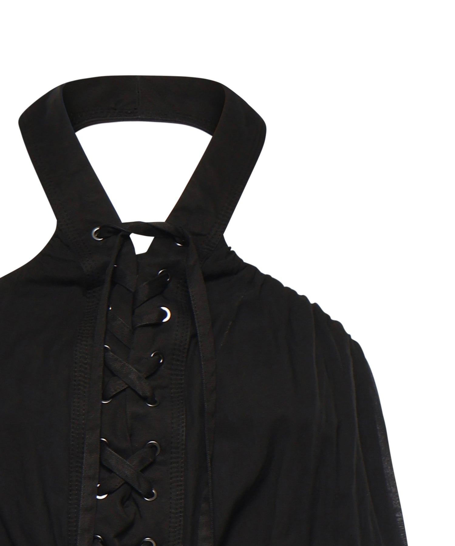 Top con lacci e dettagli texani 106944 A3AXZ99 PINKO 