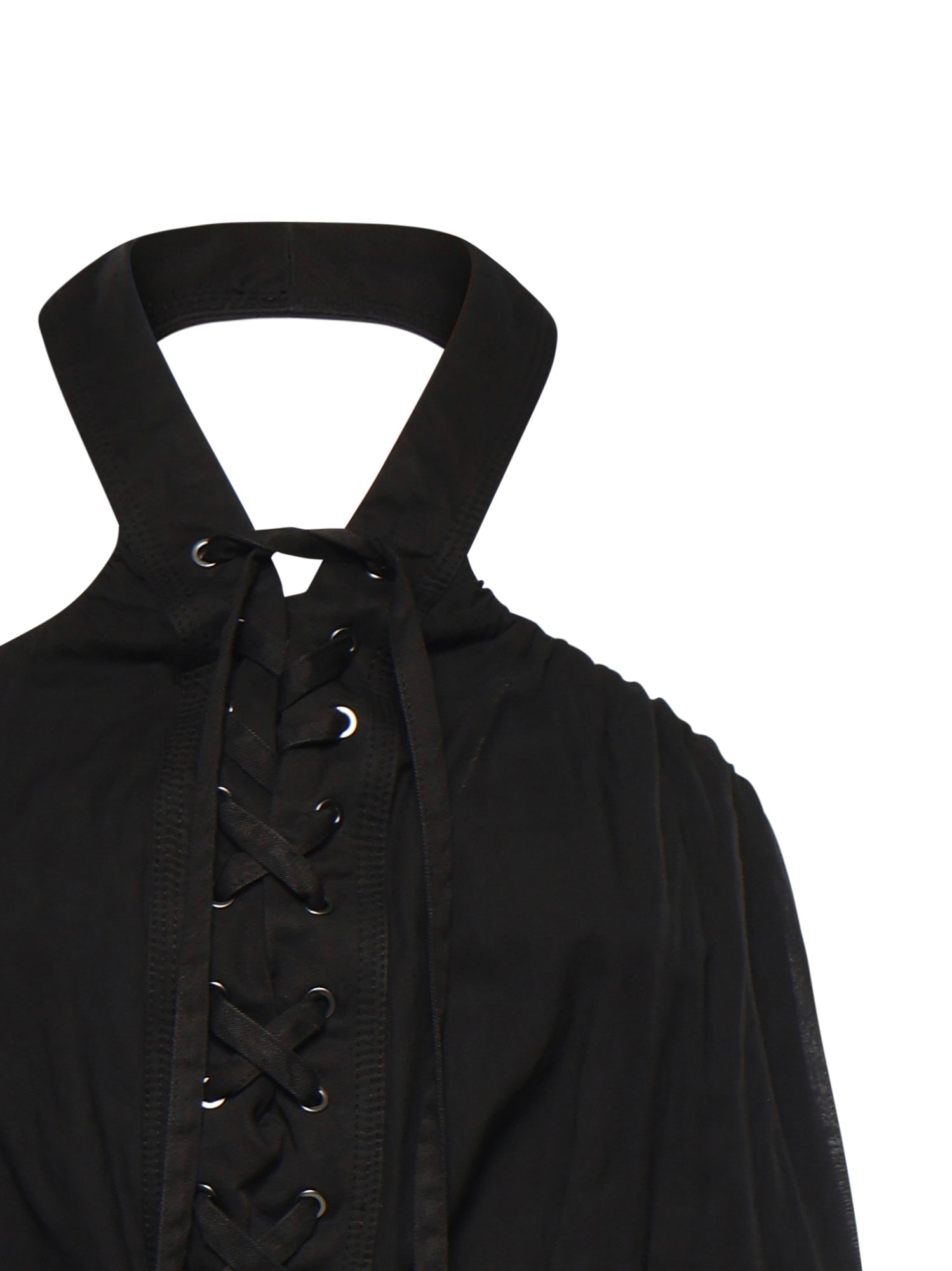 Top con lacci e dettagli texani 106944 A3AXZ99 PINKO 