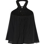 Top con lacci e dettagli texani 106944 A3AXZ99 PINKO 