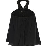 Top con lacci e dettagli texani 106944 A3AXZ99 PINKO 