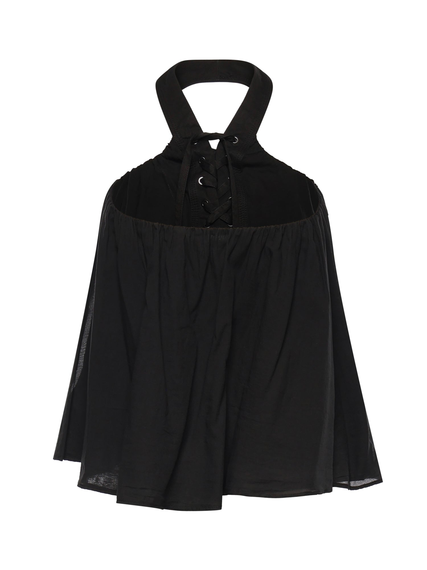Top con lacci e dettagli texani 106944 A3AXZ99 PINKO 