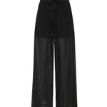 Pantaloni con lacci e dettagli texani 106947 A3AXZ99 PINKO 