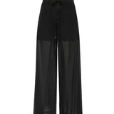 Pantaloni con lacci e dettagli texani 106947 A3AXZ99 PINKO 