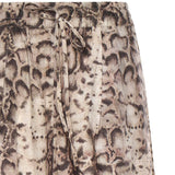 Pantaloni ampi con stampa snake 106963 A3B1CZ9 PINKO 