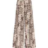 Pantaloni ampi con stampa snake 106963 A3B1CZ9 PINKO 