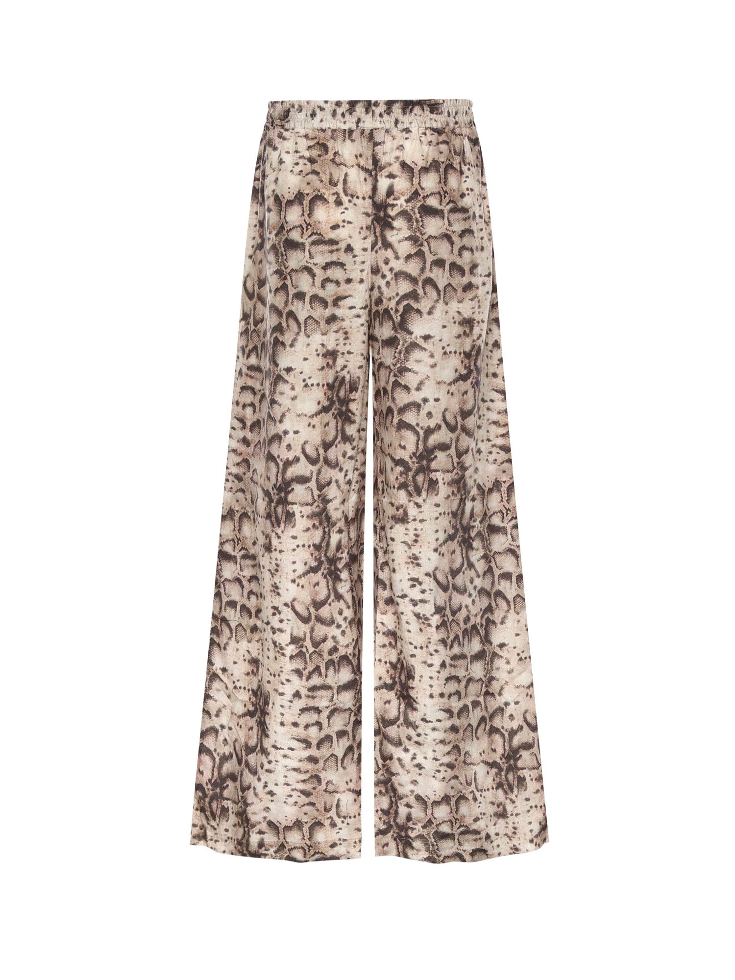 Pantaloni ampi con stampa snake 106963 A3B1CZ9 PINKO 
