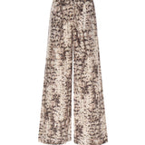 Pantaloni ampi con stampa snake 106963 A3B1CZ9 PINKO 