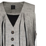 Gilet con frange 106965 A3ASZZ2 PINKO 