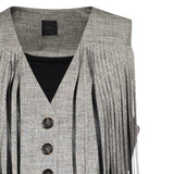 Gilet con frange 106965 A3ASZZ2 PINKO 