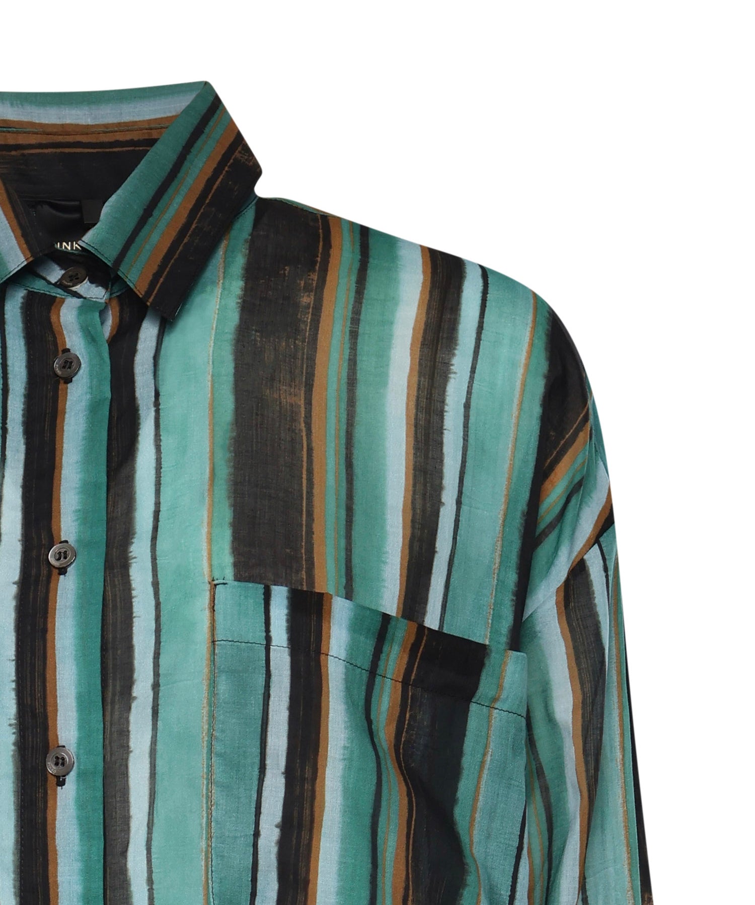 Camicia a righe in cotone 106990 A3CHSD3 PINKO 