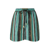 Shorts a righe in cotone 106991 A3CHSD3 PINKO 