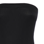 Abito lungo con top a costine e gonna a balze 107015 A3D1Z99 PINKO 