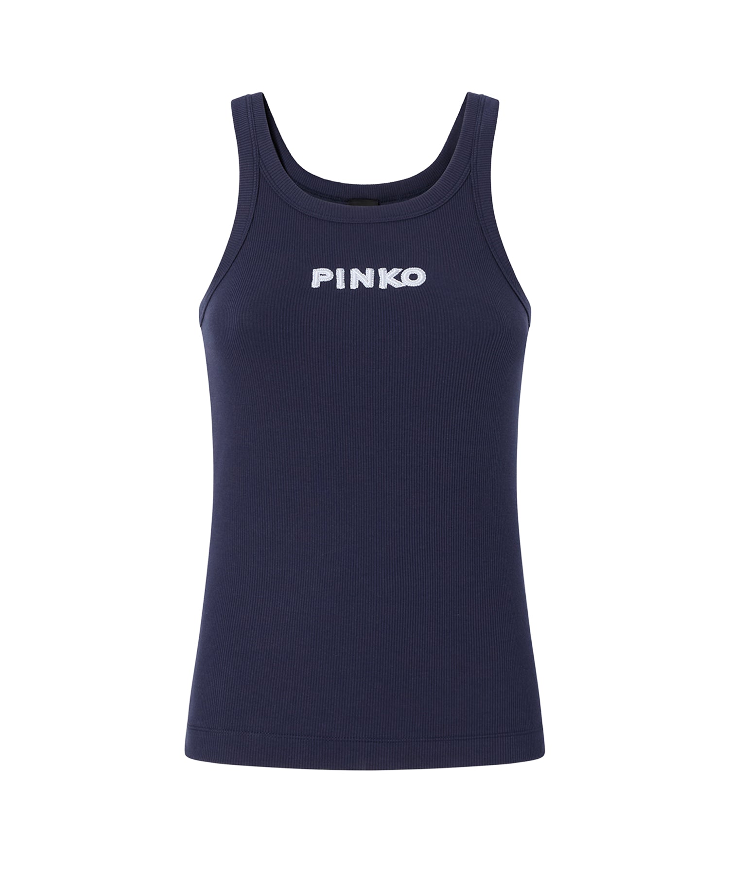 Tank top con logo 3D 107302 A3H6GA3 PINKO 