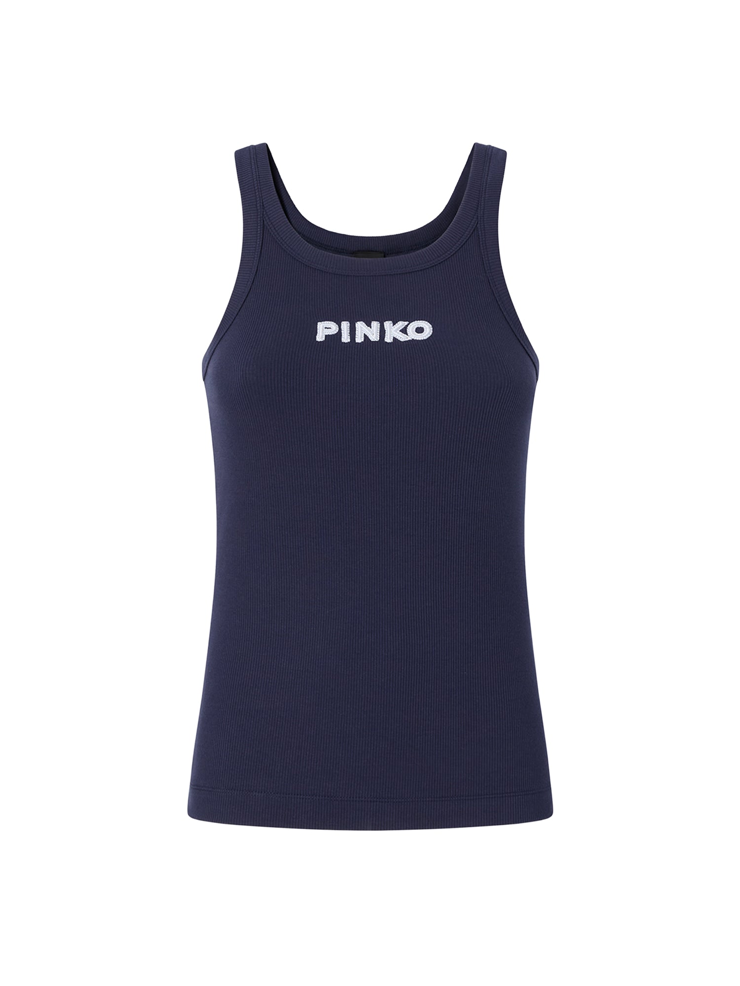 Tank top con logo 3D 107302 A3H6GA3 PINKO 