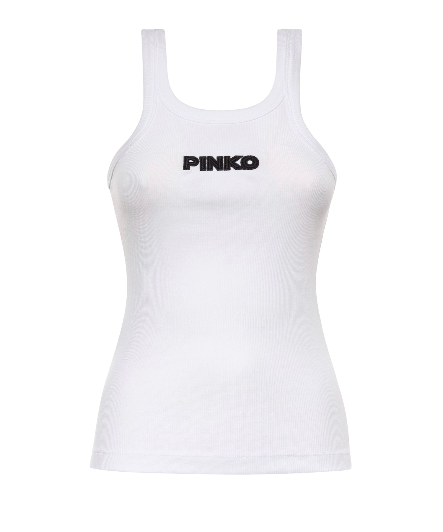Tank top con logo 3D 107302 A3H6Z14 PINKO 